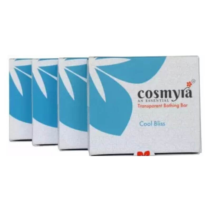 Alternative view of Cosmyra Cool Bliss Transparent Bathing Soap – Soft & Glow 100 g (pack of 4)