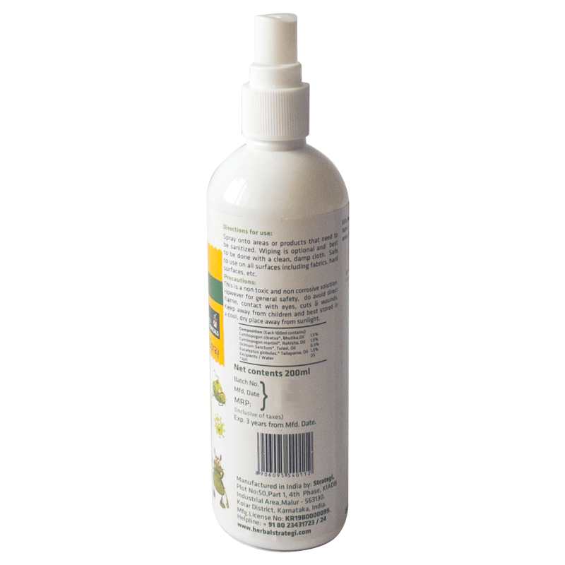 Alternative view of Herbal Strategi Sanitizing and Disinfecting Spray (200ml, 500ml)
