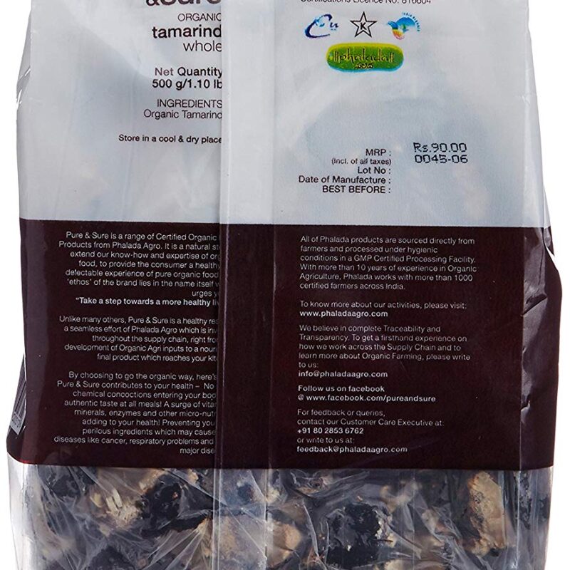 Alternative view of Organic Tamarind Whole 500 gm