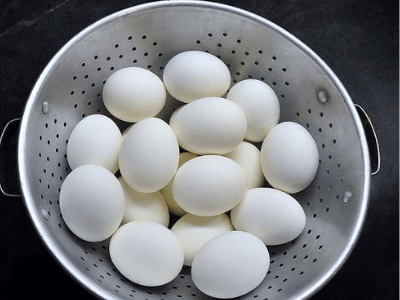 5 egg white calories boiled