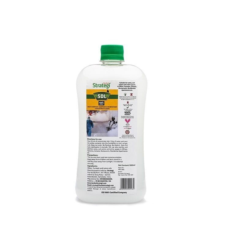 Herbal Strategi | SDL (Multi Surface Sanitizer and Disinfecting Liquid)-1 Litre
