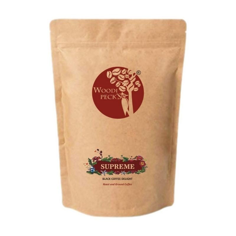 Woodi Peck's Black Coffee Powder Delight, 250 g