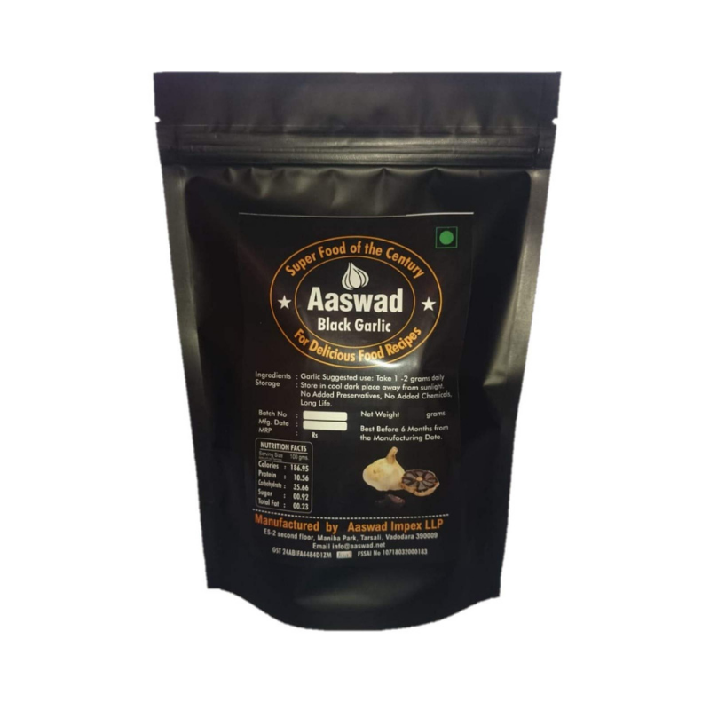 Alternative view of Aaswad Black Garlic - 500 Grams